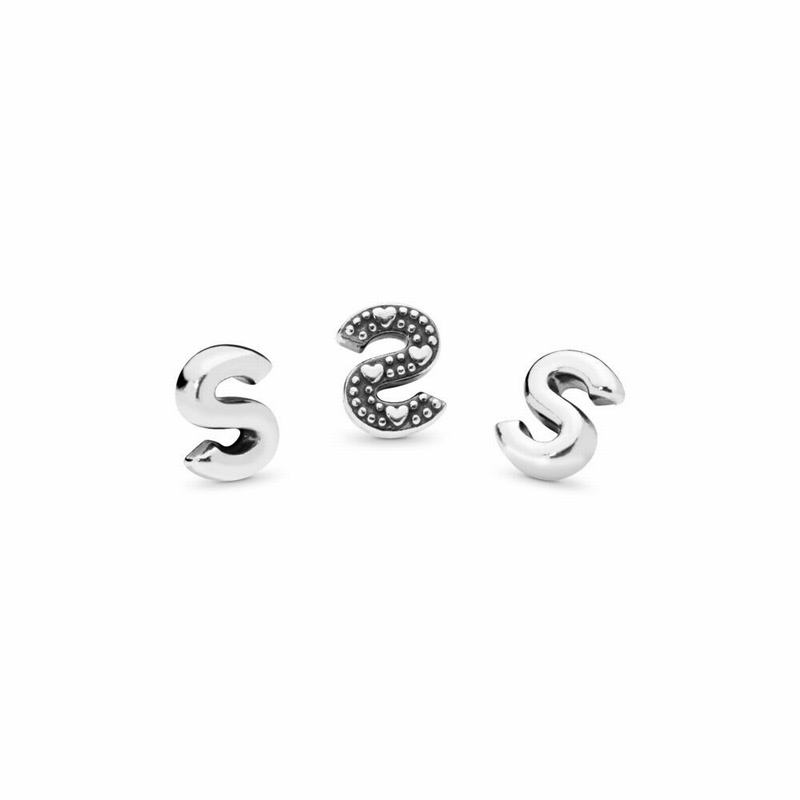 Pandora Letter S Petite Locket Charm Sale NZ, Sterling Silver (608573-LDZ)